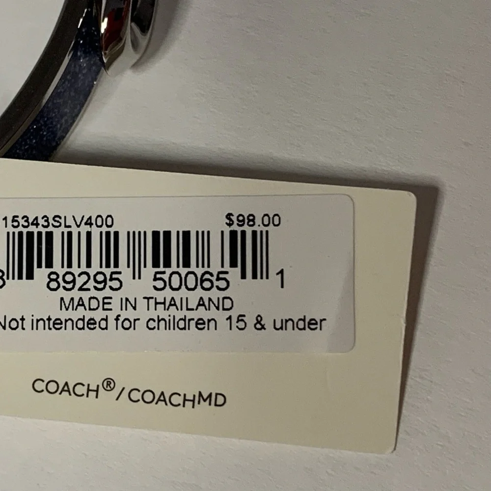 Brand New with Tags COACH Signature ‘C’ Logo Hinged Bangle Bracelet - Picture 6 of 10